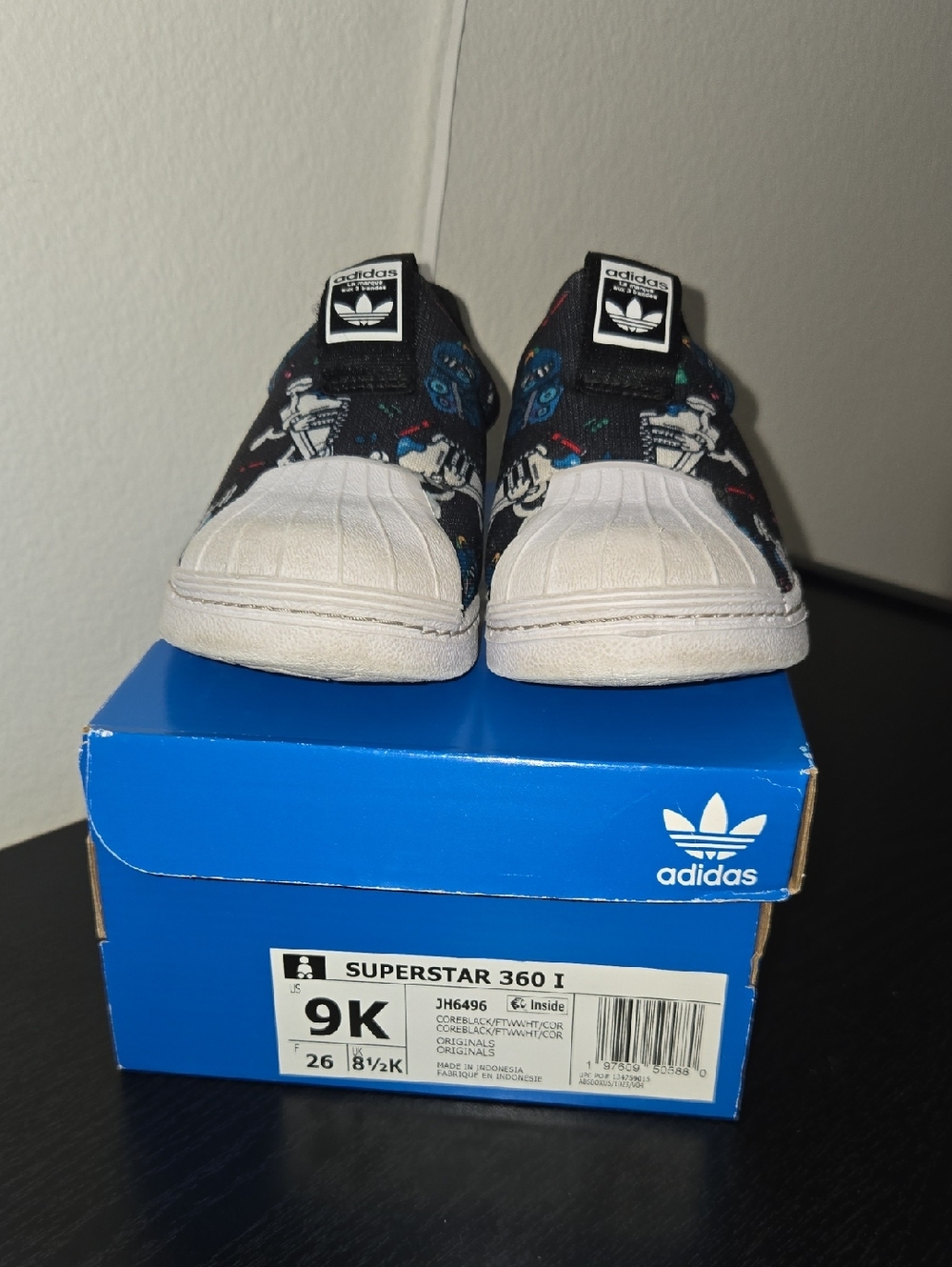 Adidas Originals 360 Superstar Print Sneakers - Picture 3 of 5